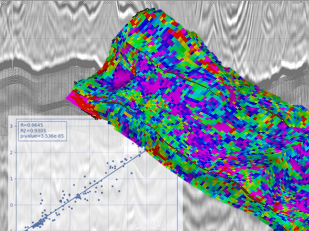 Geoscience platform for reservoir property modeling automation using AI a case study in a pre-salt field in the Santos basin